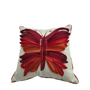 3D Butterfly Decorative Throw Pillow RARE Sold‎ Out
